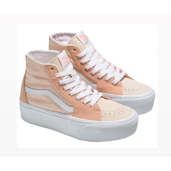 VANS Sk8-hi top tapered platform lace up shoes sneakers women’s 7.5 new - Picture 1 of 8